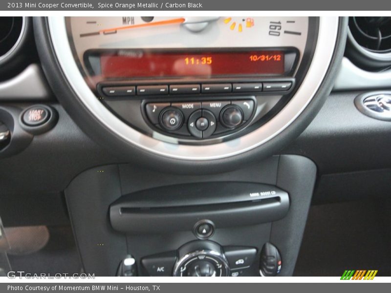 Spice Orange Metallic / Carbon Black 2013 Mini Cooper Convertible