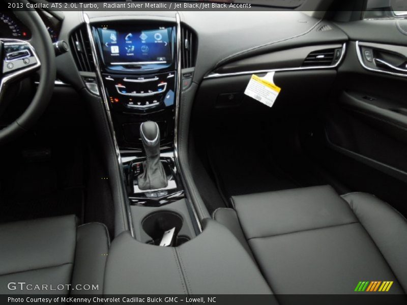 Radiant Silver Metallic / Jet Black/Jet Black Accents 2013 Cadillac ATS 2.0L Turbo