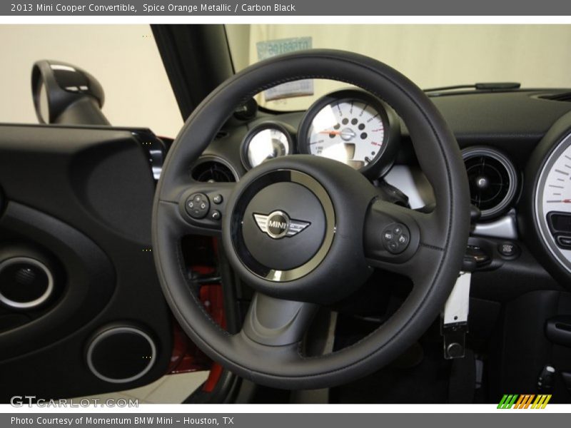Spice Orange Metallic / Carbon Black 2013 Mini Cooper Convertible