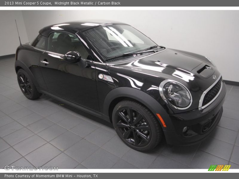Midnight Black Metallic / Carbon Black 2013 Mini Cooper S Coupe