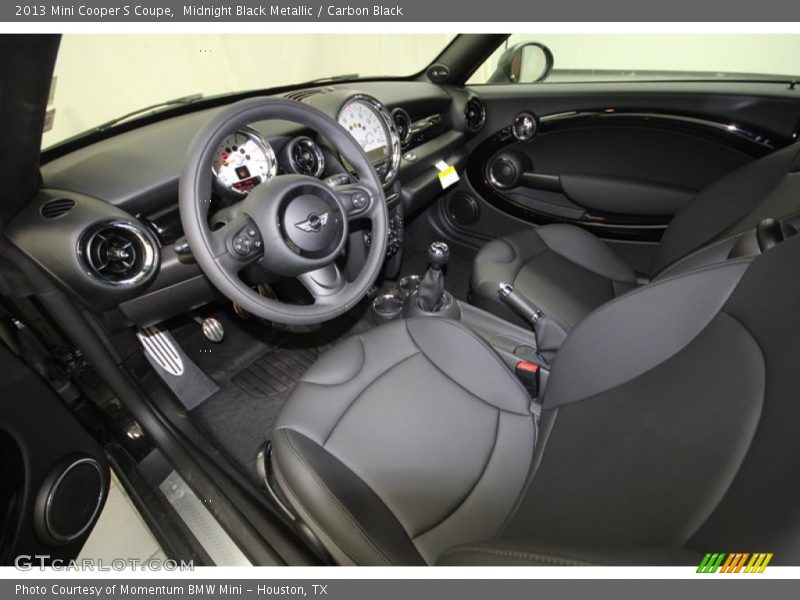 Midnight Black Metallic / Carbon Black 2013 Mini Cooper S Coupe