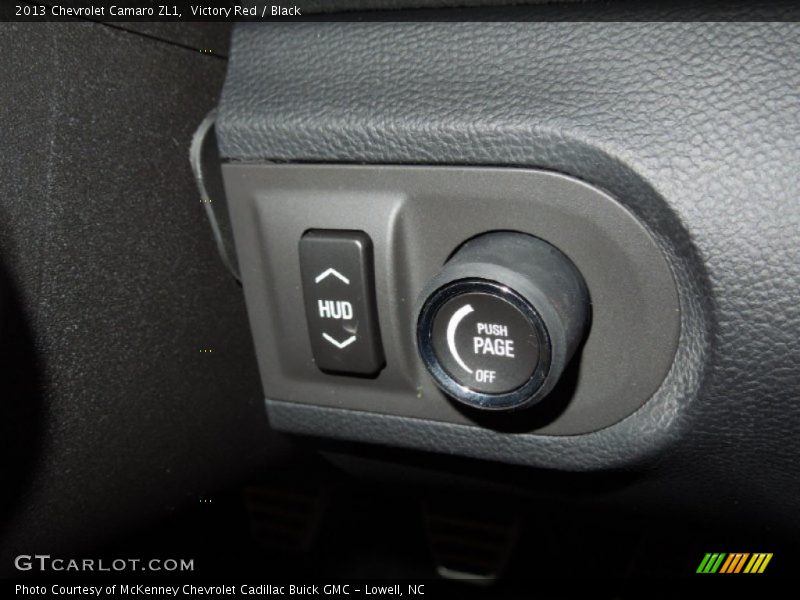 Controls of 2013 Camaro ZL1