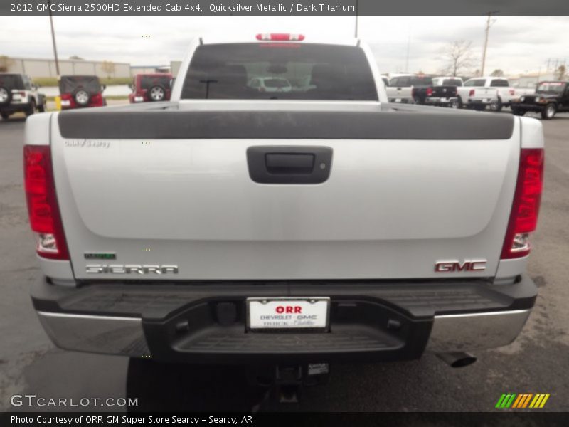 Quicksilver Metallic / Dark Titanium 2012 GMC Sierra 2500HD Extended Cab 4x4