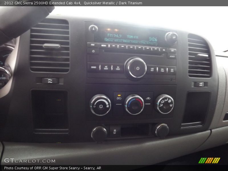 Quicksilver Metallic / Dark Titanium 2012 GMC Sierra 2500HD Extended Cab 4x4