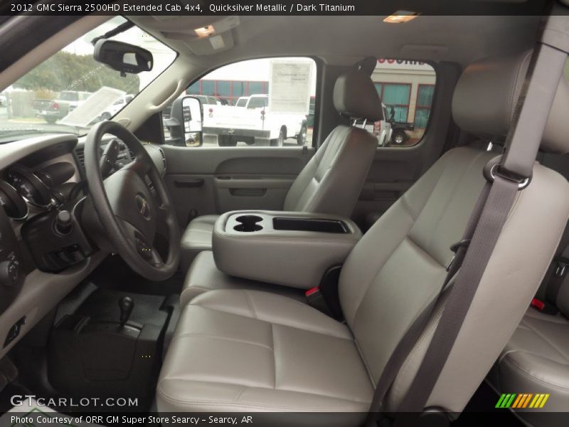 Quicksilver Metallic / Dark Titanium 2012 GMC Sierra 2500HD Extended Cab 4x4