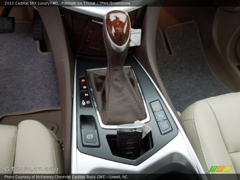 Platinum Ice Tricoat / Shale/Brownstone 2013 Cadillac SRX Luxury FWD