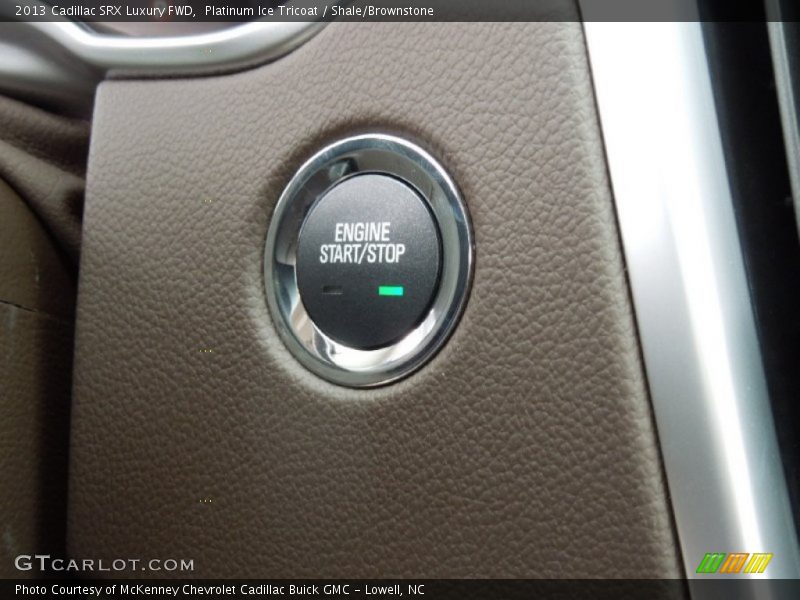 Platinum Ice Tricoat / Shale/Brownstone 2013 Cadillac SRX Luxury FWD