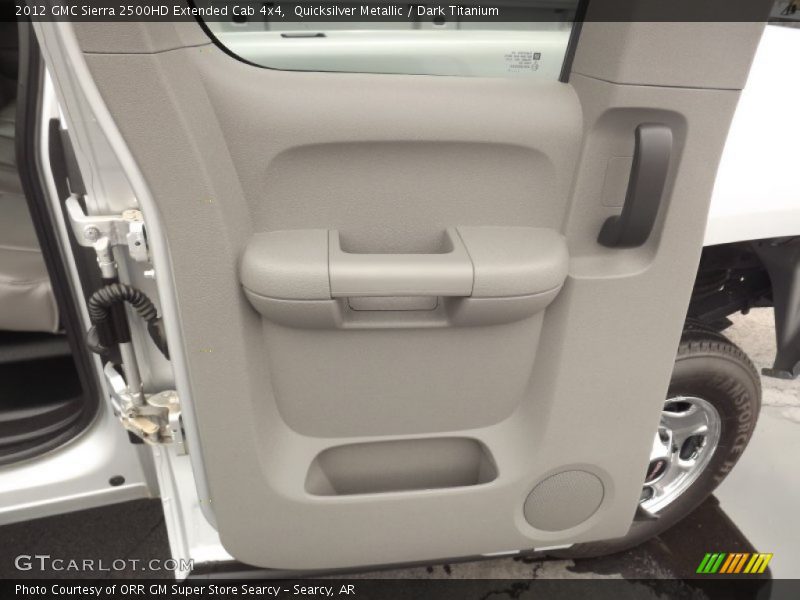 Quicksilver Metallic / Dark Titanium 2012 GMC Sierra 2500HD Extended Cab 4x4