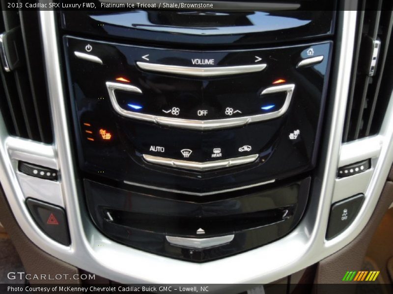 Platinum Ice Tricoat / Shale/Brownstone 2013 Cadillac SRX Luxury FWD