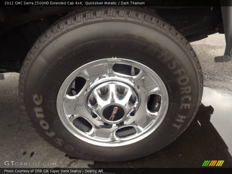 Quicksilver Metallic / Dark Titanium 2012 GMC Sierra 2500HD Extended Cab 4x4