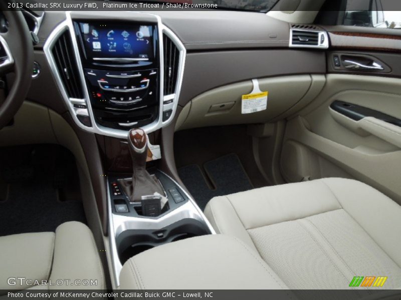 Platinum Ice Tricoat / Shale/Brownstone 2013 Cadillac SRX Luxury FWD