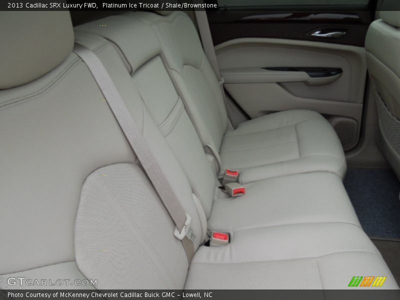 Platinum Ice Tricoat / Shale/Brownstone 2013 Cadillac SRX Luxury FWD