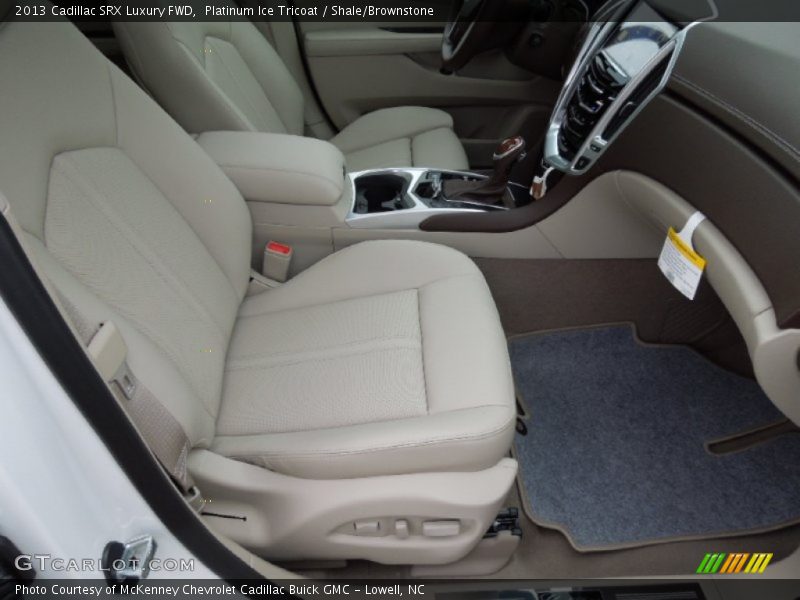 Platinum Ice Tricoat / Shale/Brownstone 2013 Cadillac SRX Luxury FWD