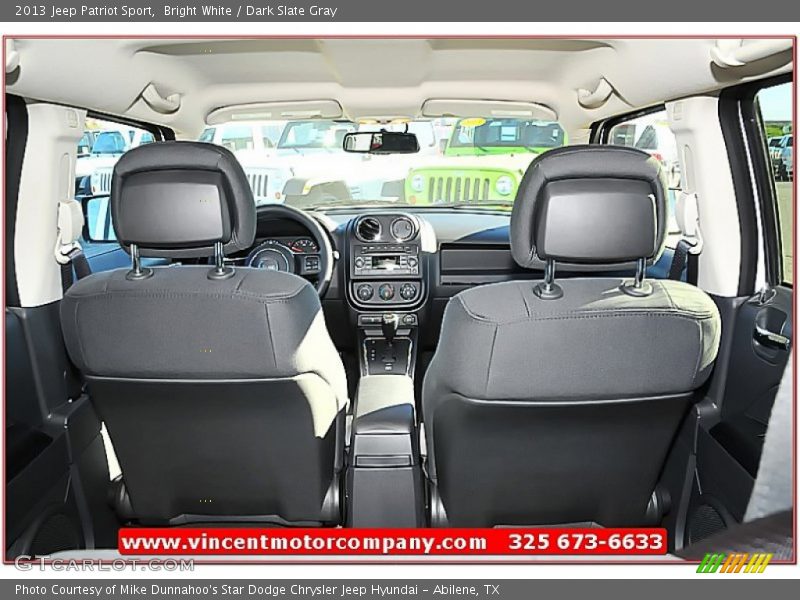 Bright White / Dark Slate Gray 2013 Jeep Patriot Sport