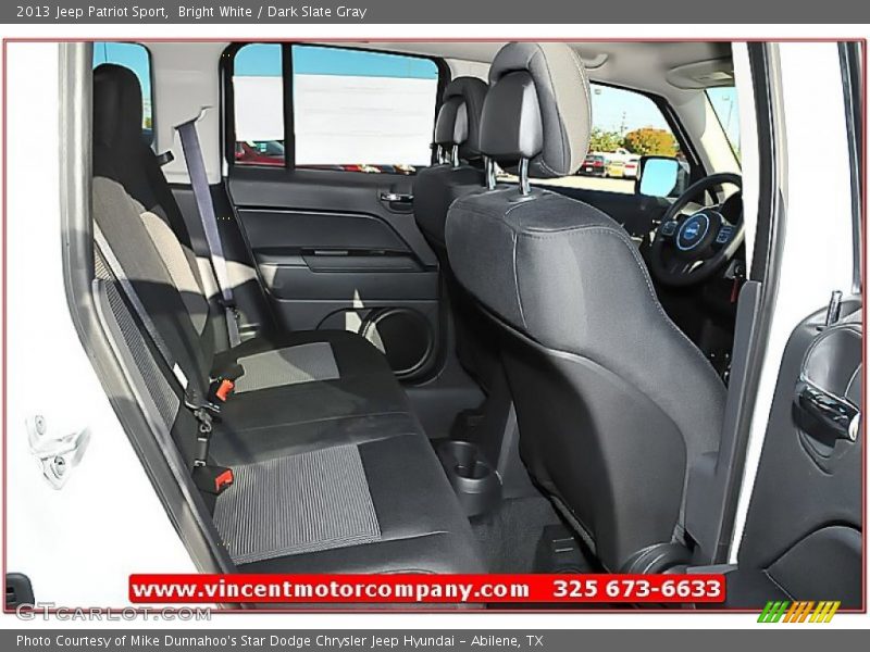 Bright White / Dark Slate Gray 2013 Jeep Patriot Sport