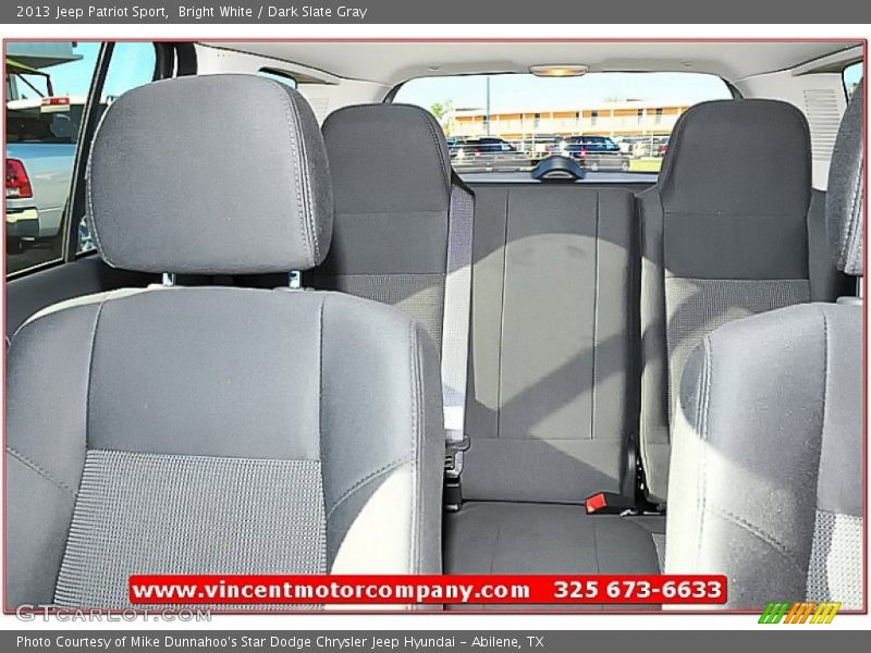 Bright White / Dark Slate Gray 2013 Jeep Patriot Sport