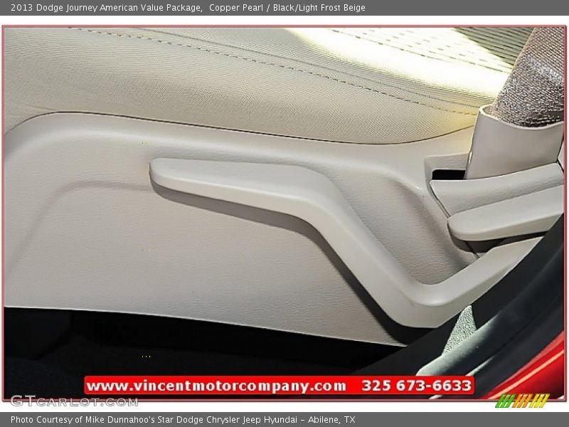 Copper Pearl / Black/Light Frost Beige 2013 Dodge Journey American Value Package