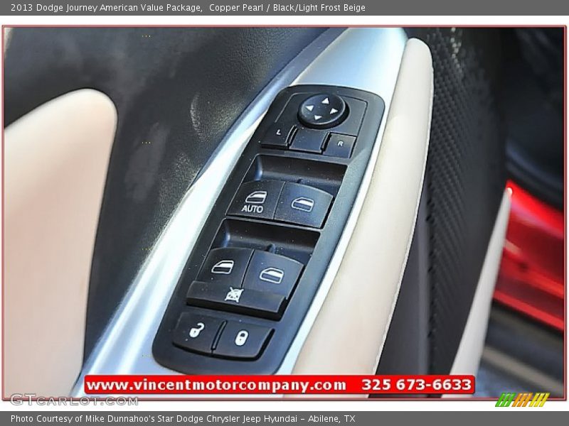 Copper Pearl / Black/Light Frost Beige 2013 Dodge Journey American Value Package
