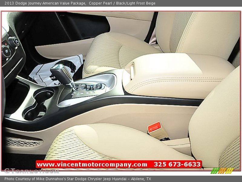 Copper Pearl / Black/Light Frost Beige 2013 Dodge Journey American Value Package
