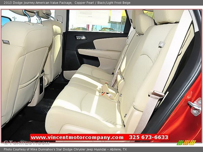 Copper Pearl / Black/Light Frost Beige 2013 Dodge Journey American Value Package