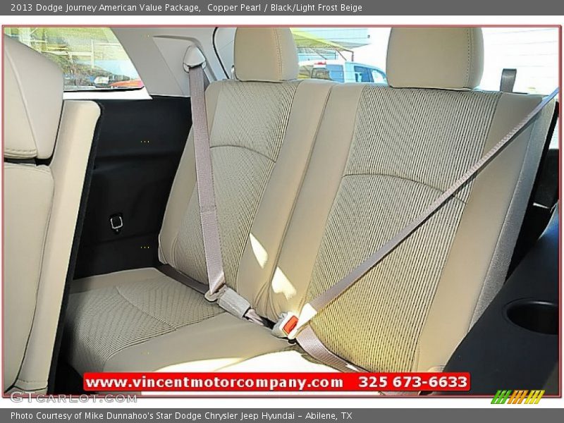 Copper Pearl / Black/Light Frost Beige 2013 Dodge Journey American Value Package