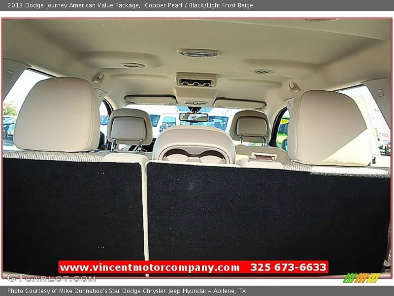 Copper Pearl / Black/Light Frost Beige 2013 Dodge Journey American Value Package