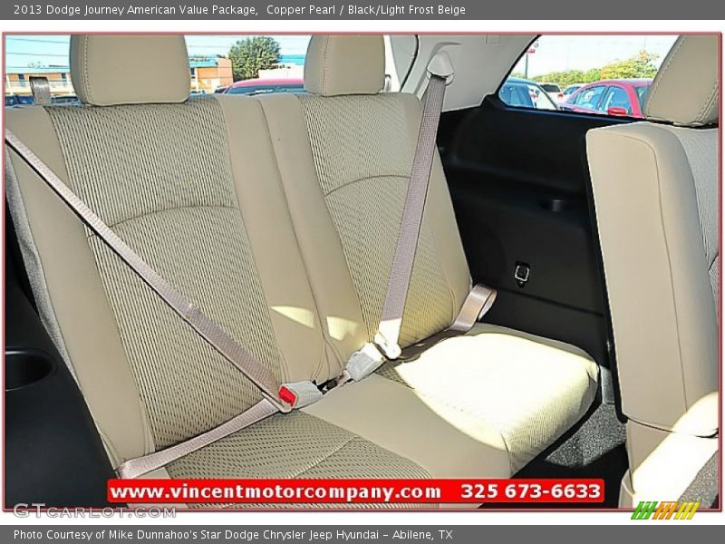 Copper Pearl / Black/Light Frost Beige 2013 Dodge Journey American Value Package