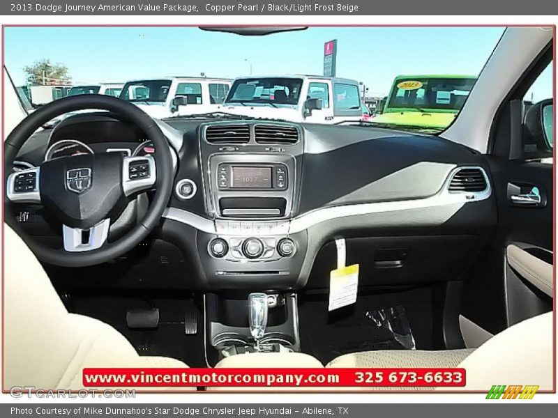 Copper Pearl / Black/Light Frost Beige 2013 Dodge Journey American Value Package