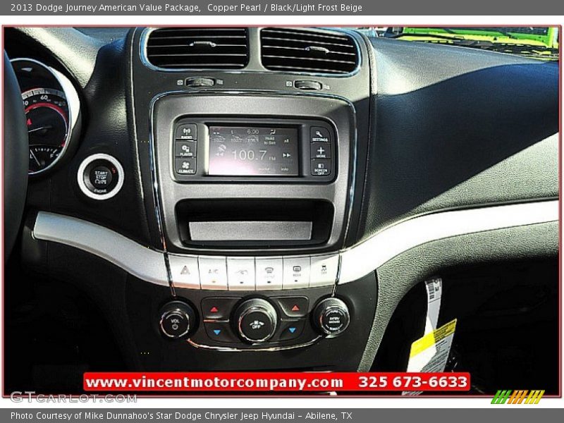 Copper Pearl / Black/Light Frost Beige 2013 Dodge Journey American Value Package