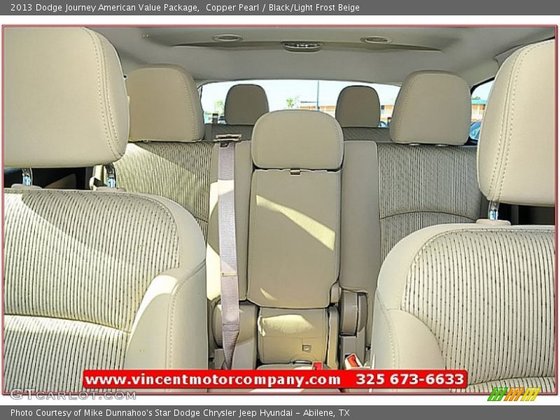 Copper Pearl / Black/Light Frost Beige 2013 Dodge Journey American Value Package