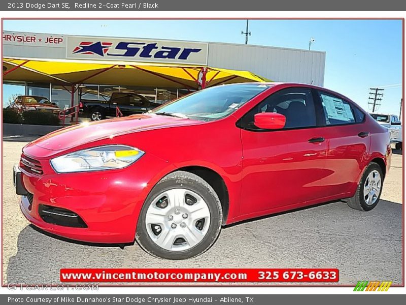 Redline 2-Coat Pearl / Black 2013 Dodge Dart SE