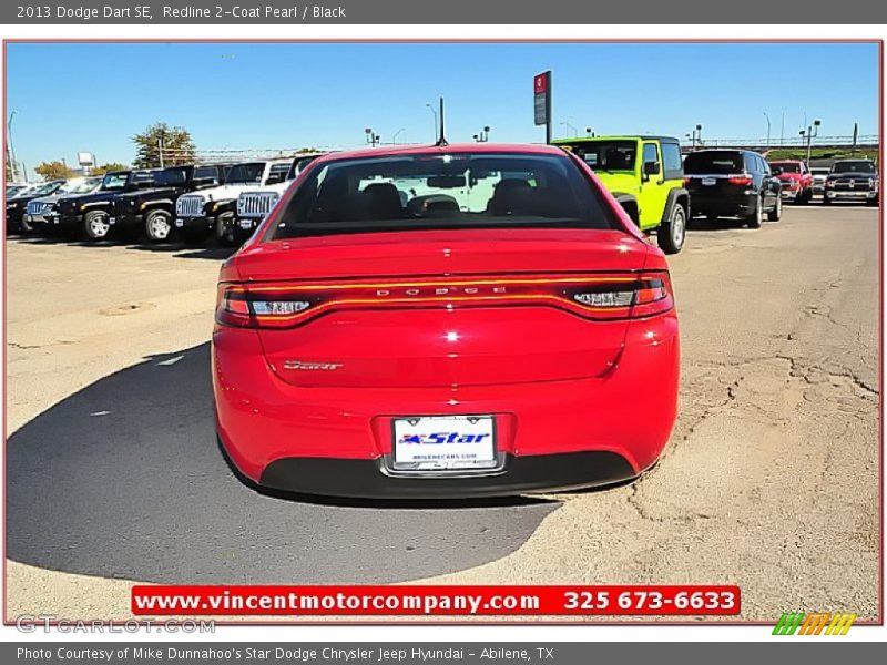 Redline 2-Coat Pearl / Black 2013 Dodge Dart SE