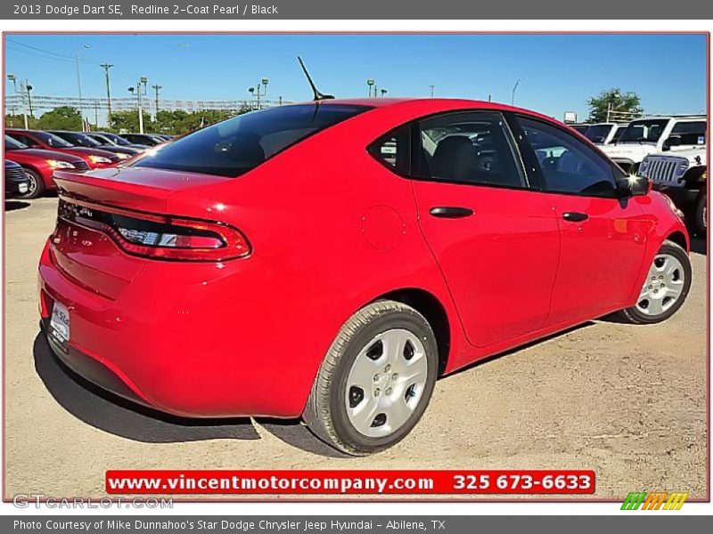 Redline 2-Coat Pearl / Black 2013 Dodge Dart SE