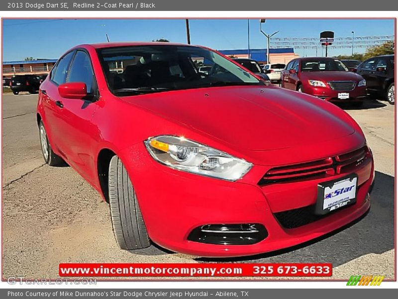 Redline 2-Coat Pearl / Black 2013 Dodge Dart SE