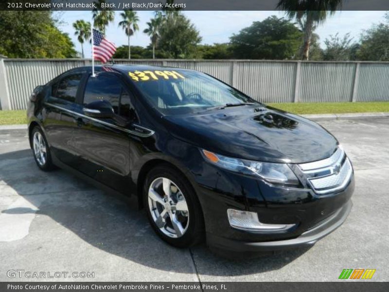 Black / Jet Black/Dark Accents 2012 Chevrolet Volt Hatchback