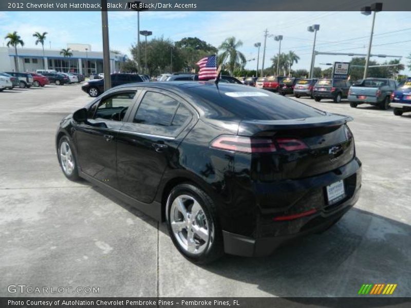 Black / Jet Black/Dark Accents 2012 Chevrolet Volt Hatchback