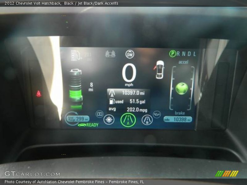 Black / Jet Black/Dark Accents 2012 Chevrolet Volt Hatchback