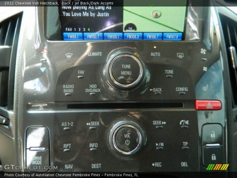 Controls of 2012 Volt Hatchback