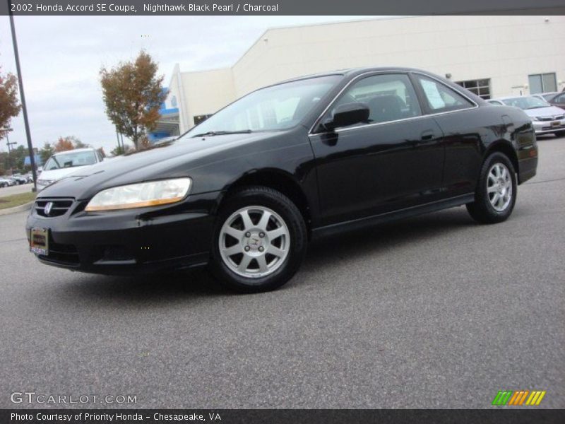 Nighthawk Black Pearl / Charcoal 2002 Honda Accord SE Coupe