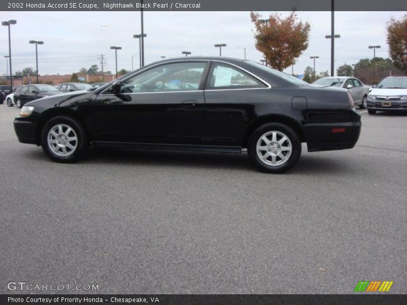 Nighthawk Black Pearl / Charcoal 2002 Honda Accord SE Coupe