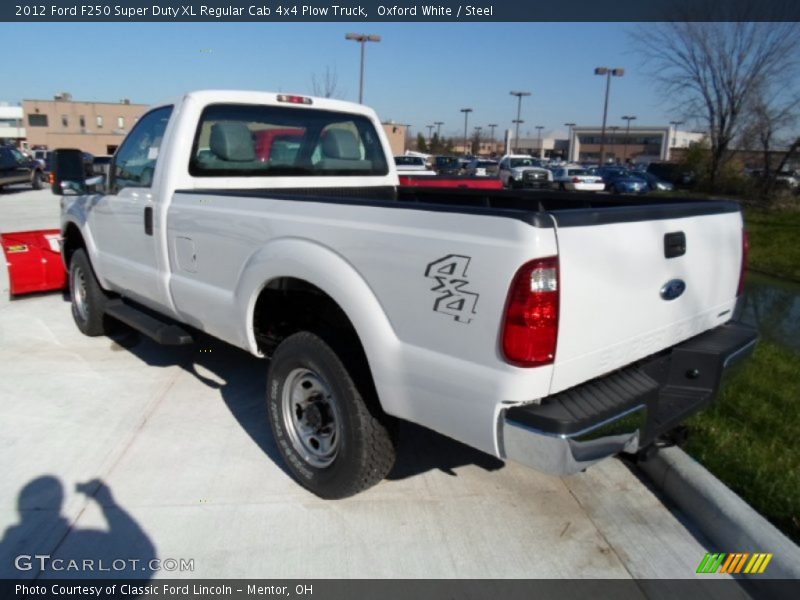 Oxford White / Steel 2012 Ford F250 Super Duty XL Regular Cab 4x4 Plow Truck