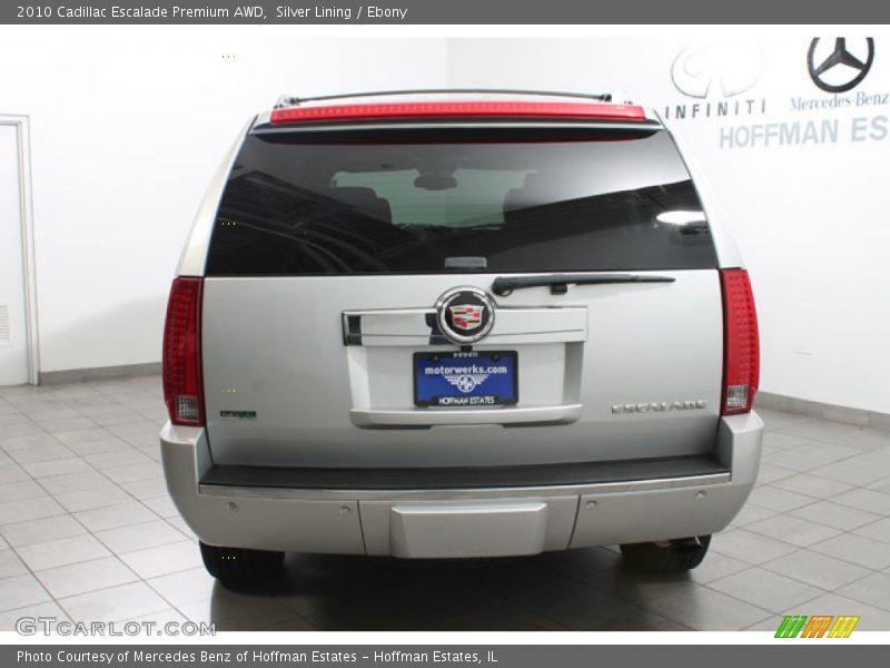 Silver Lining / Ebony 2010 Cadillac Escalade Premium AWD