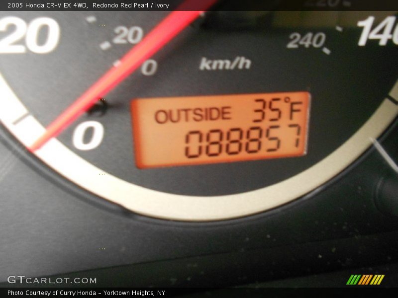 Redondo Red Pearl / Ivory 2005 Honda CR-V EX 4WD