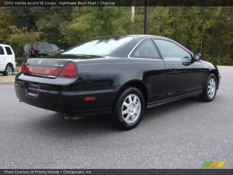 Nighthawk Black Pearl / Charcoal 2002 Honda Accord SE Coupe