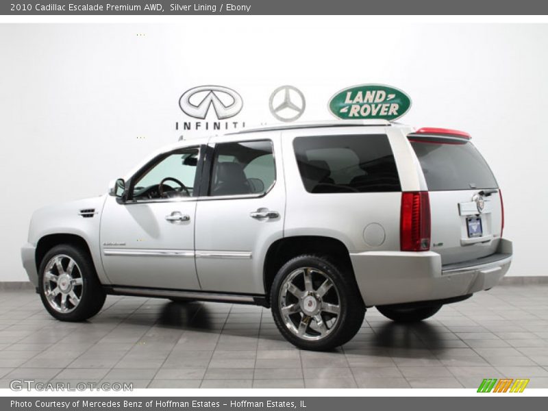 Silver Lining / Ebony 2010 Cadillac Escalade Premium AWD