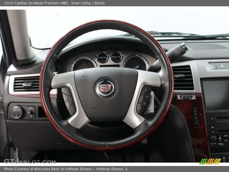 Silver Lining / Ebony 2010 Cadillac Escalade Premium AWD