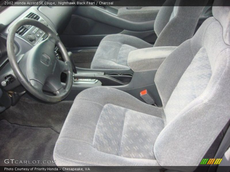 Nighthawk Black Pearl / Charcoal 2002 Honda Accord SE Coupe