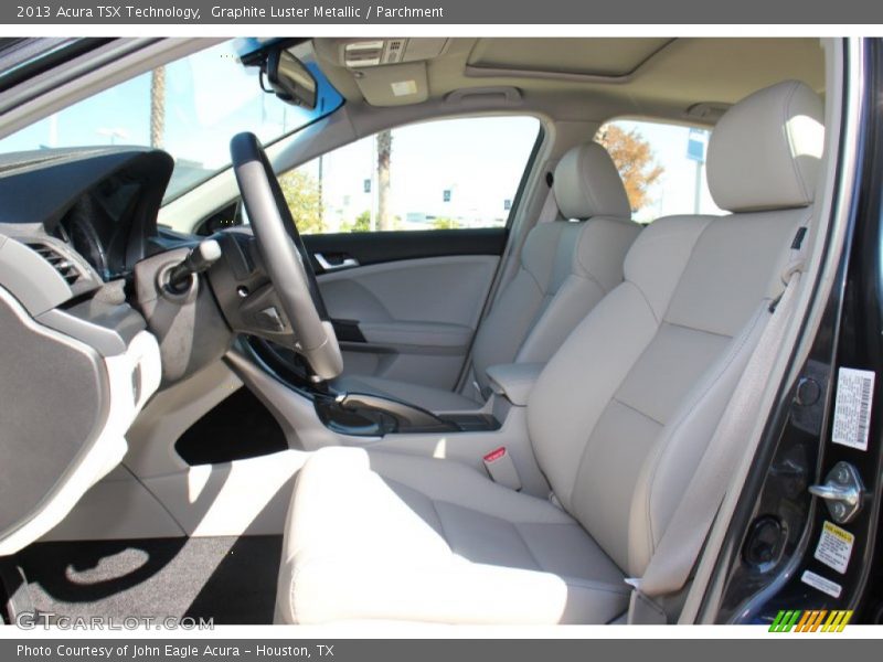 Graphite Luster Metallic / Parchment 2013 Acura TSX Technology