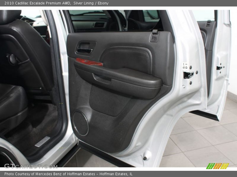 Silver Lining / Ebony 2010 Cadillac Escalade Premium AWD