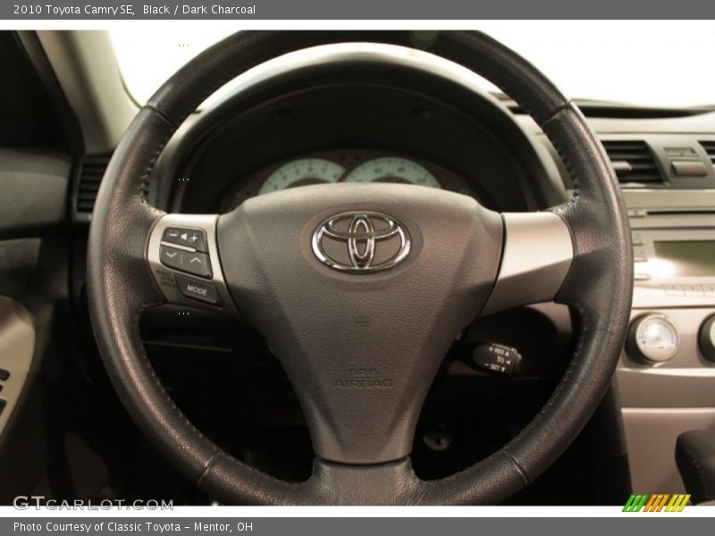 Black / Dark Charcoal 2010 Toyota Camry SE